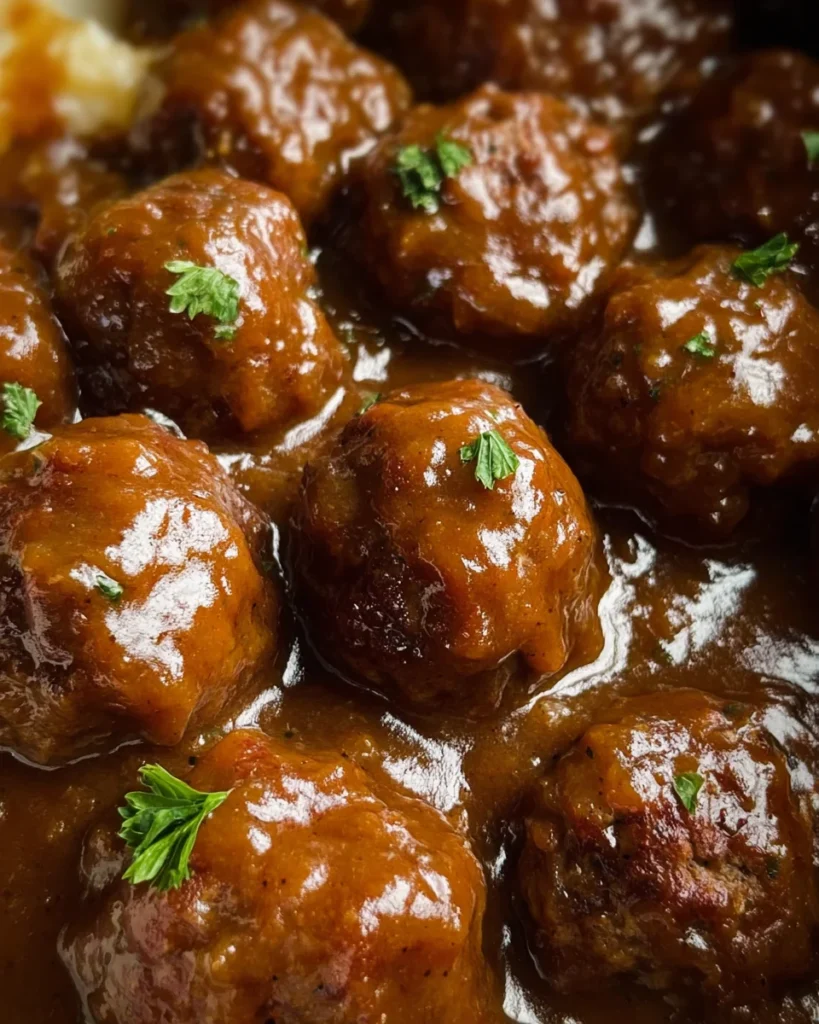 Slow Cooker Salisbury Steak Meatballs: Family-Friendly Comfort
