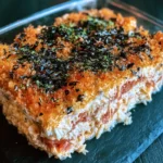 Spicy Tuna and Creamy Crab Sushi Bake