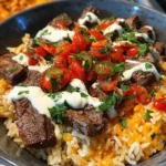 Steak Queso Rice : A Flavorful Recipe