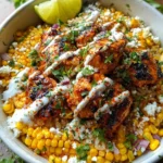 Street Corn Chicken Rice Bowl