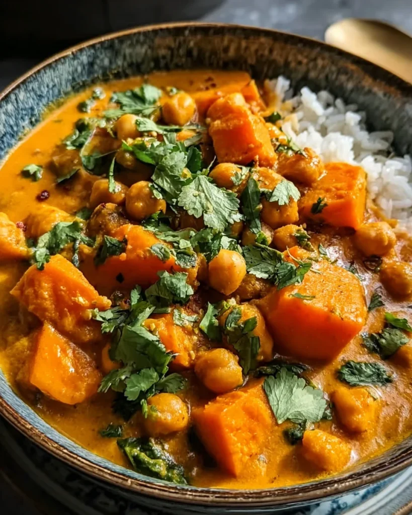Sweet Potato and Chickpea Curry