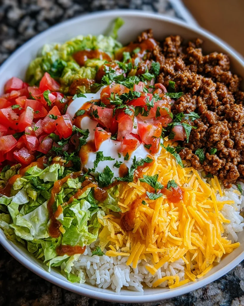 Taco Rice Bowl