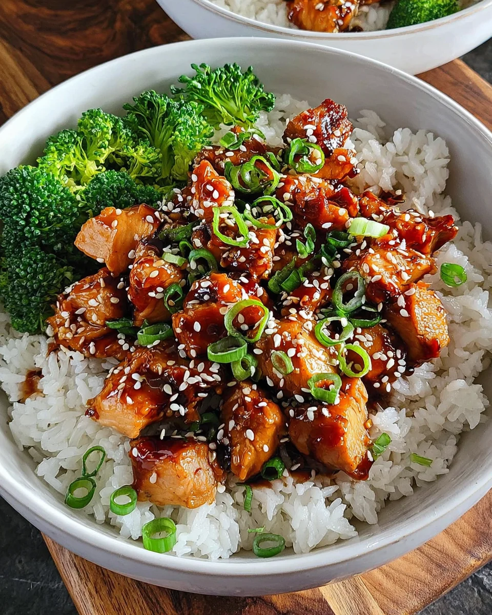 Teriyaki Chicken Rice Bowl