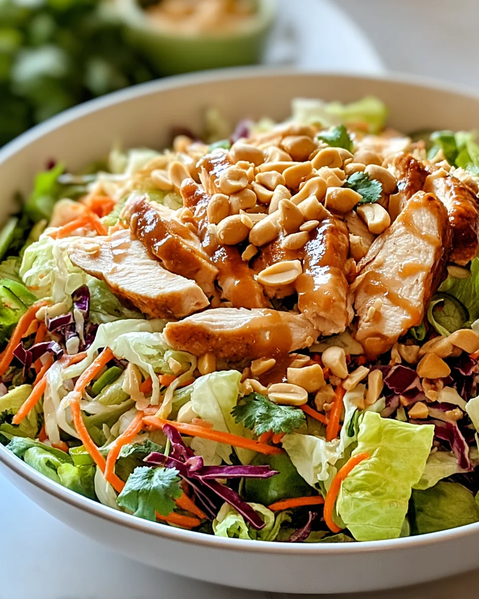 Thai Peanut Chicken Salad