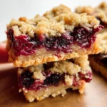 Vegan Berry Crumble Bars