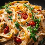 Vegan Creamy Sun Dried Tomato Pasta Recipe