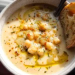 Vegan Garlic Chickpea Soup