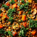 Vegan Lentil Mushroom Stew