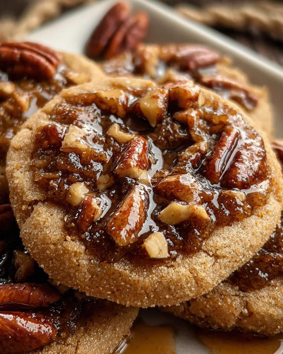 Vegan Pecan Pie Cookies