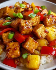 Vegan Pineapple Tofu