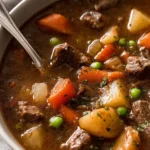Vegetable Beef Soup (Fall apart beef!)