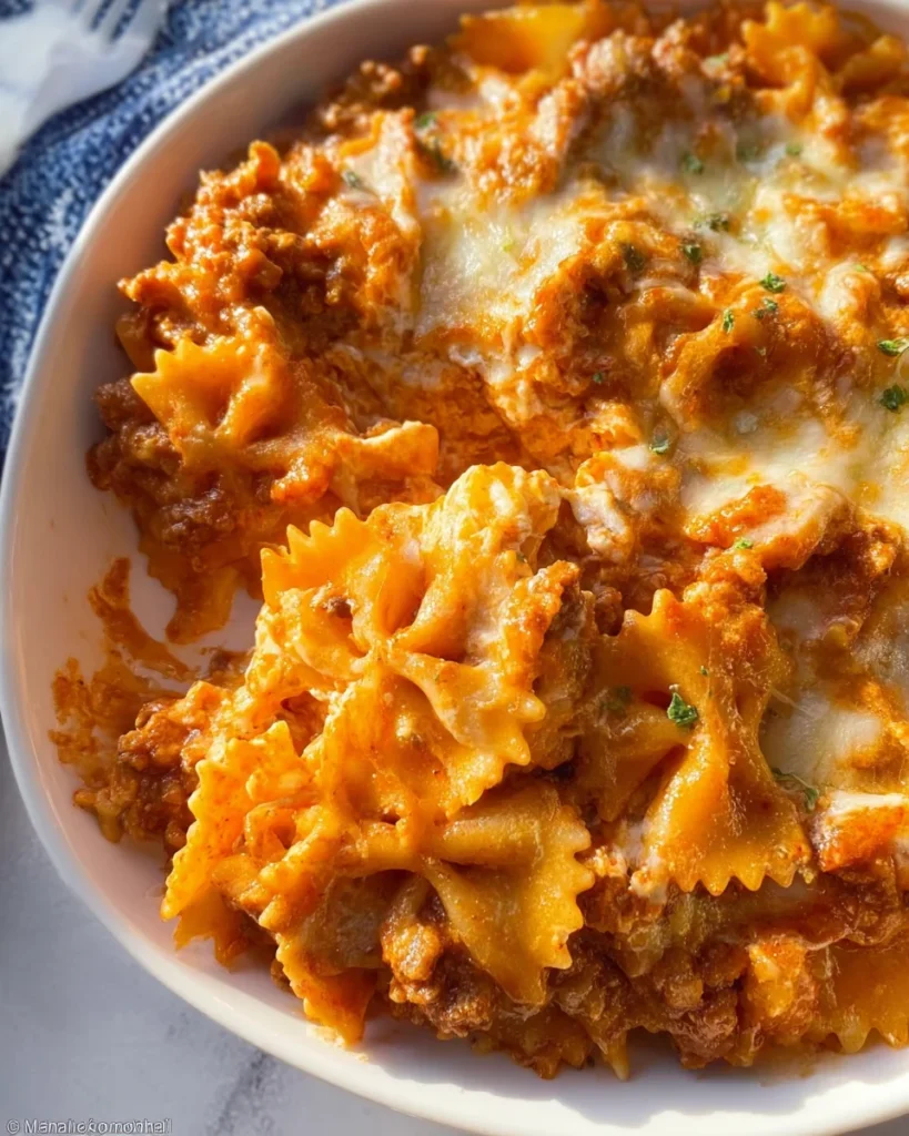 bow tie pasta lasagna