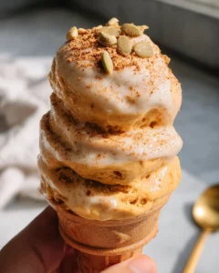 pumpkin pie nice cream
