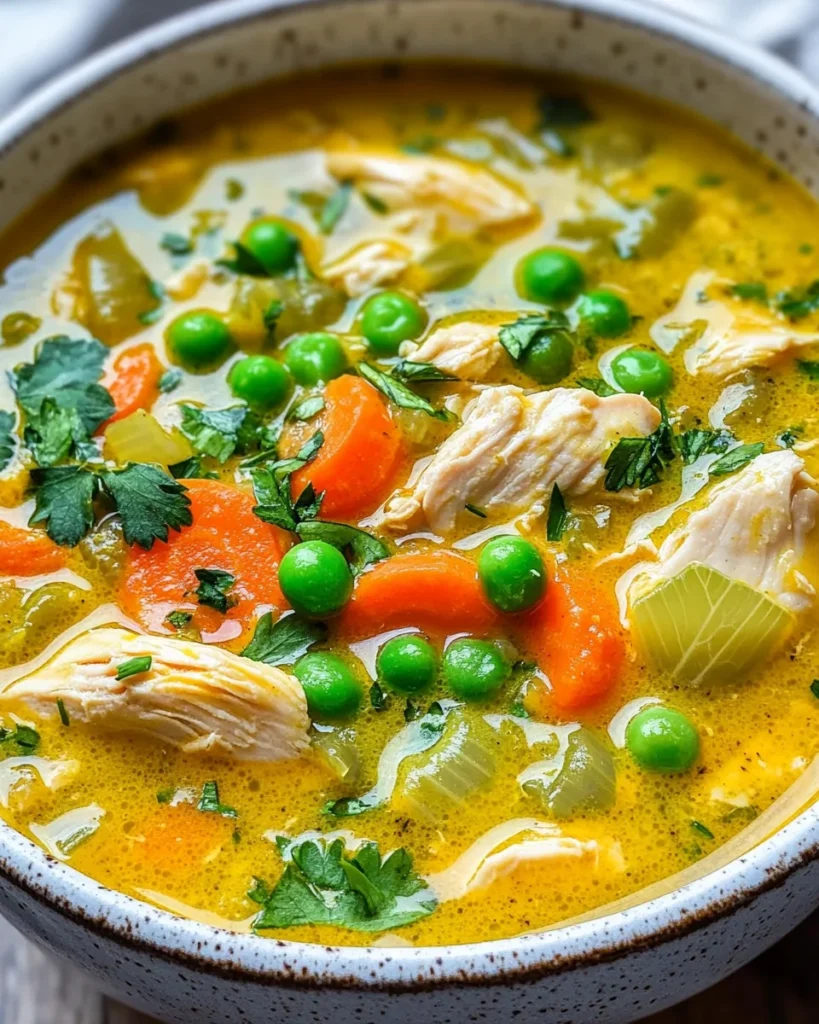Anti Inflammatory Turmeric Chicken Soup