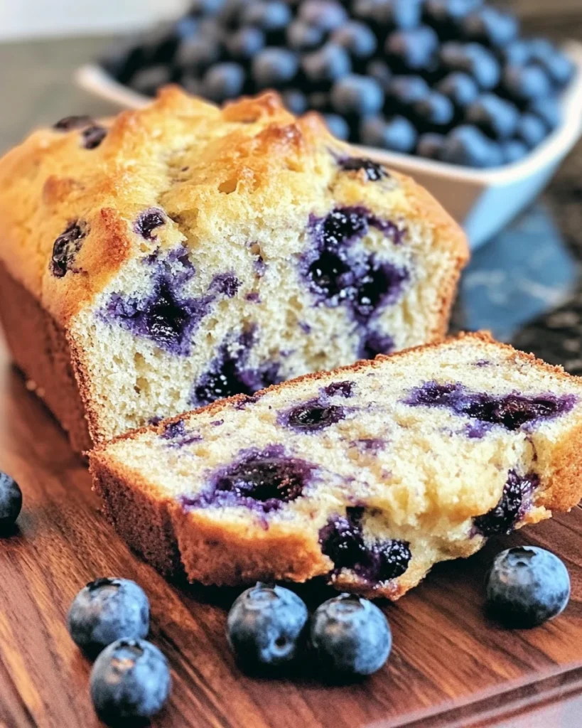 Blueberry Cream Cheese Bread