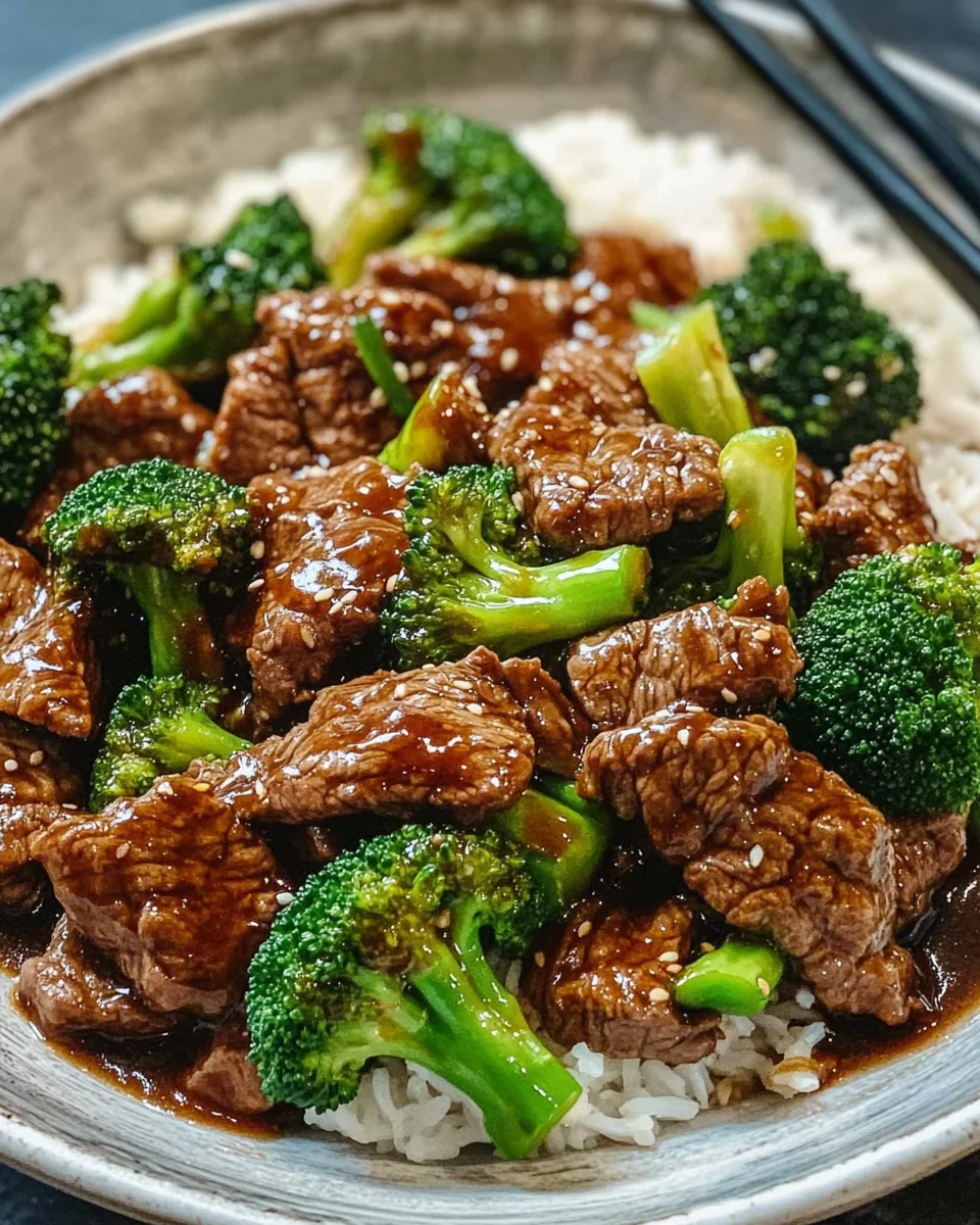 Chinese Beef and Broccoli (牛肉炒西兰花)