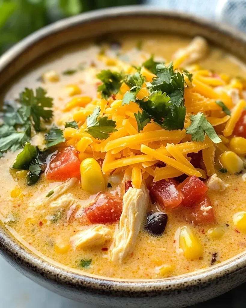 Creamy Chicken Tortilla Soup
