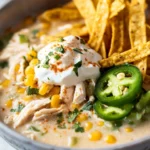 Creamy Crockpot White Chicken Chili