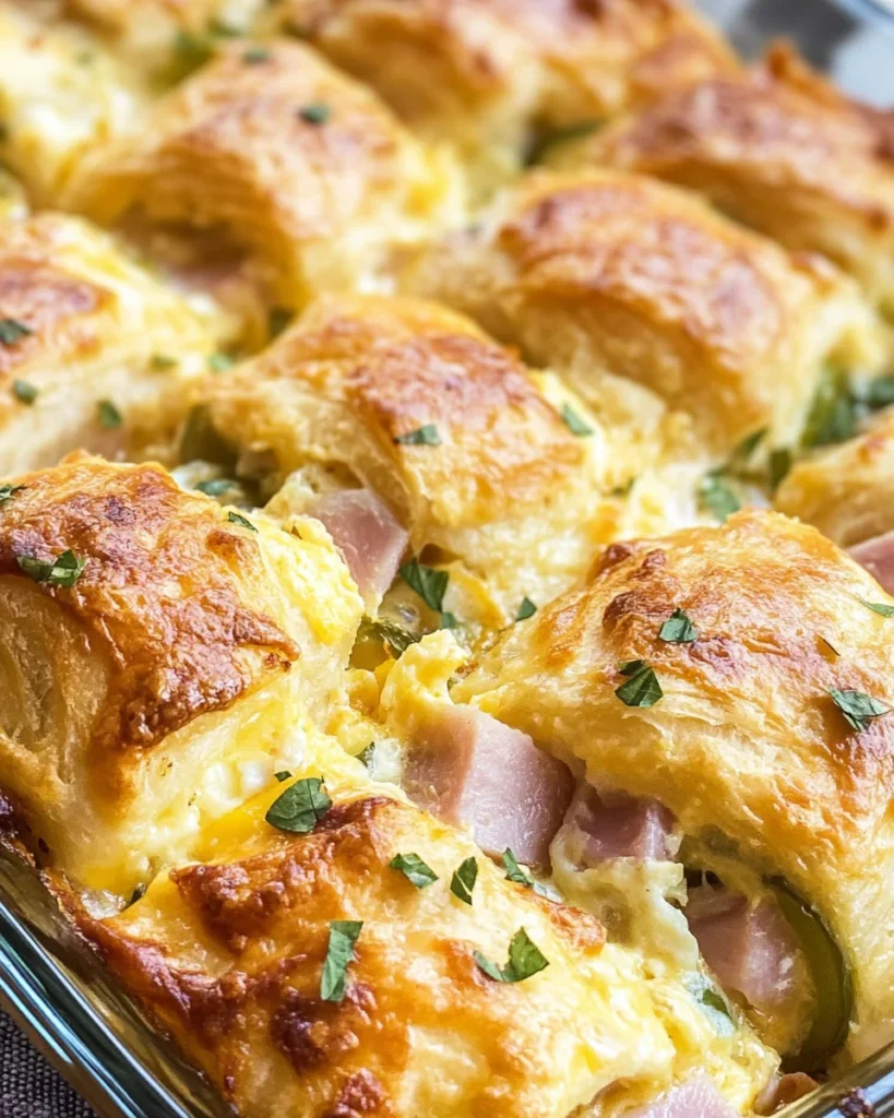 Crescent Roll Breakfast Casserole