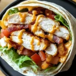 Crispy Chicken Bacon Ranch Wrap