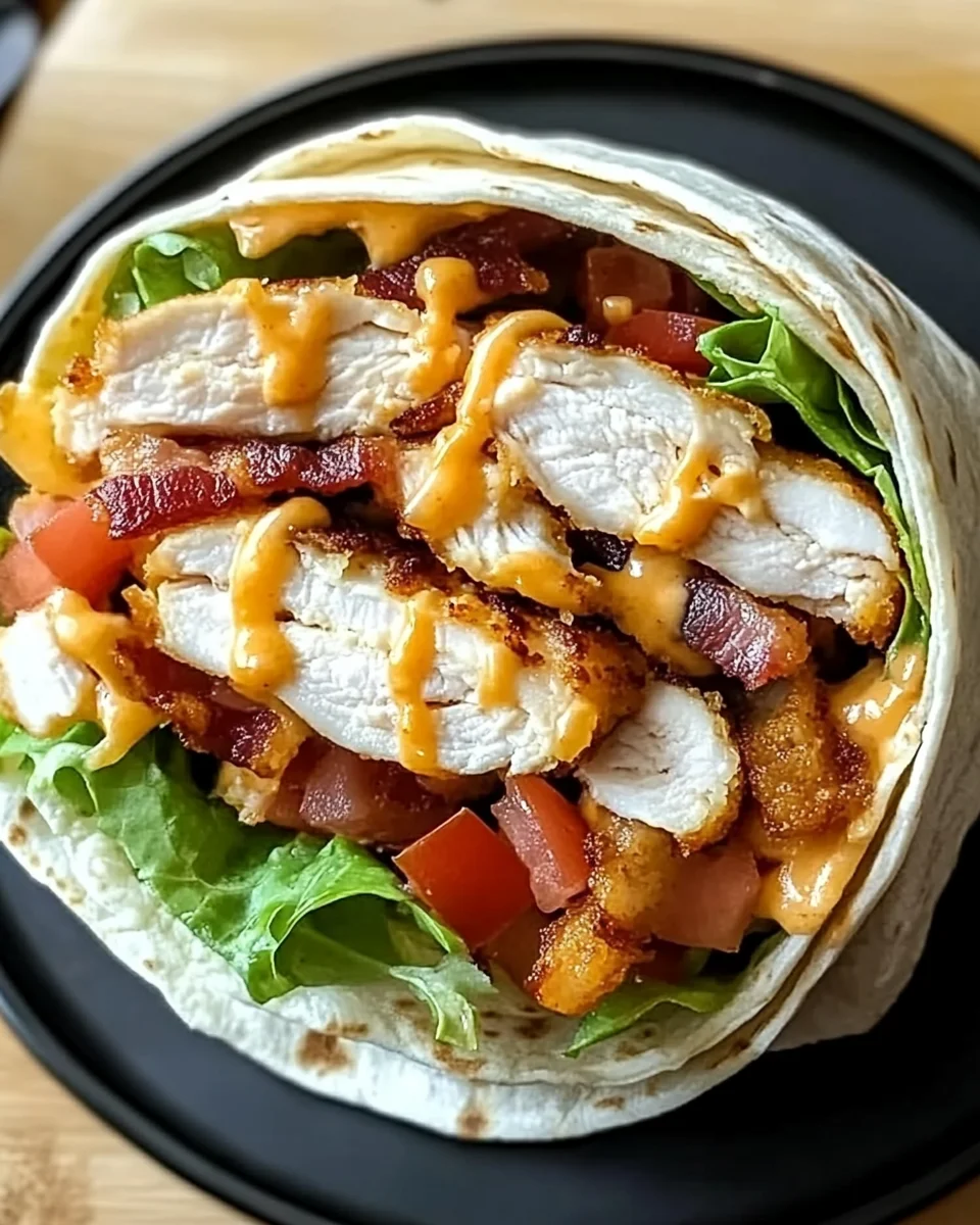 Crispy Chicken Bacon Ranch Wrap