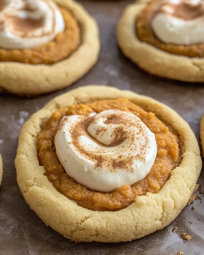 Crumbl pumpkin pie cookies