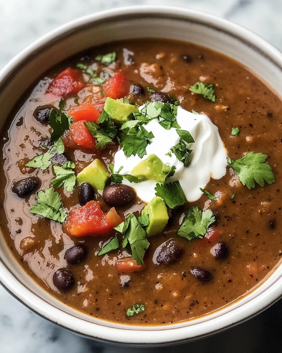 Easy Black Bean Soup