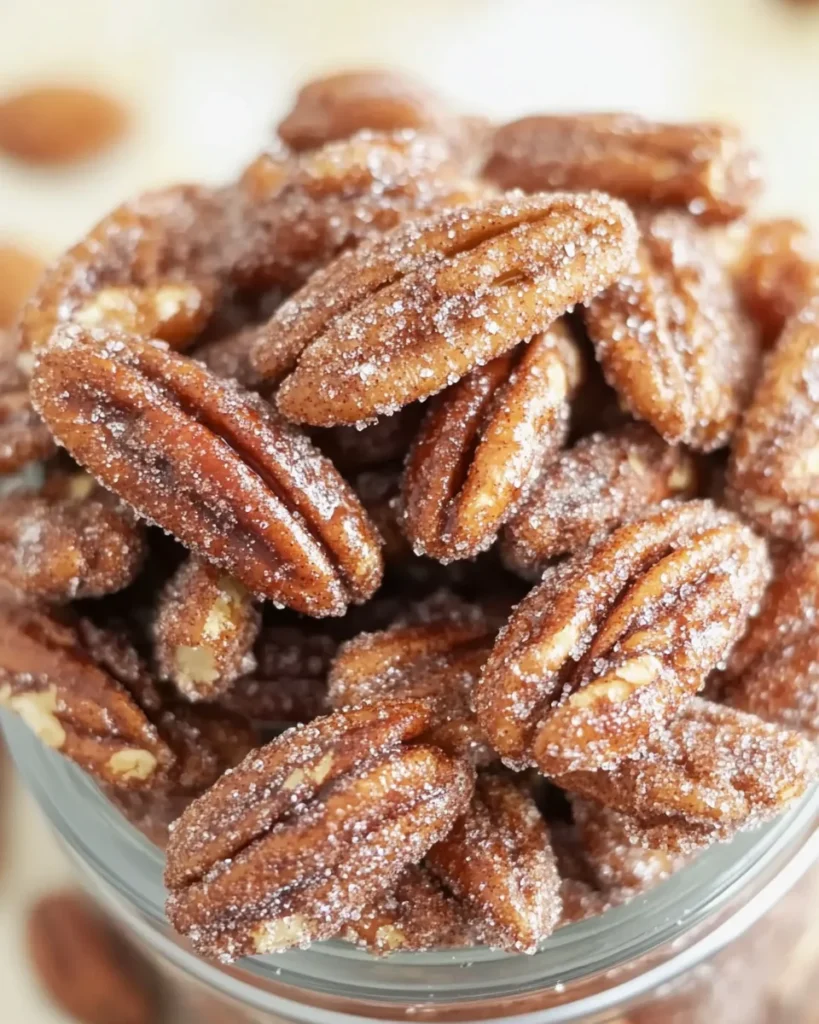 Easy Cinnamon Sugar Pecans