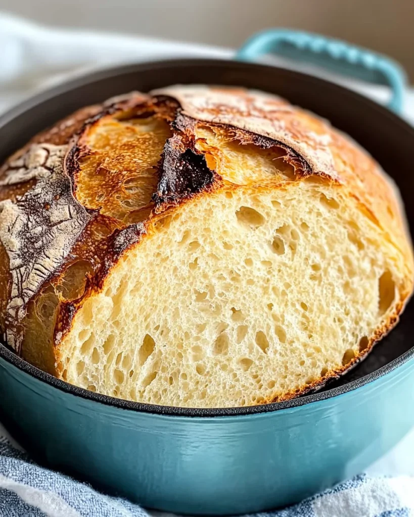 Easy No Knead Bread (Dutch Oven Bread)