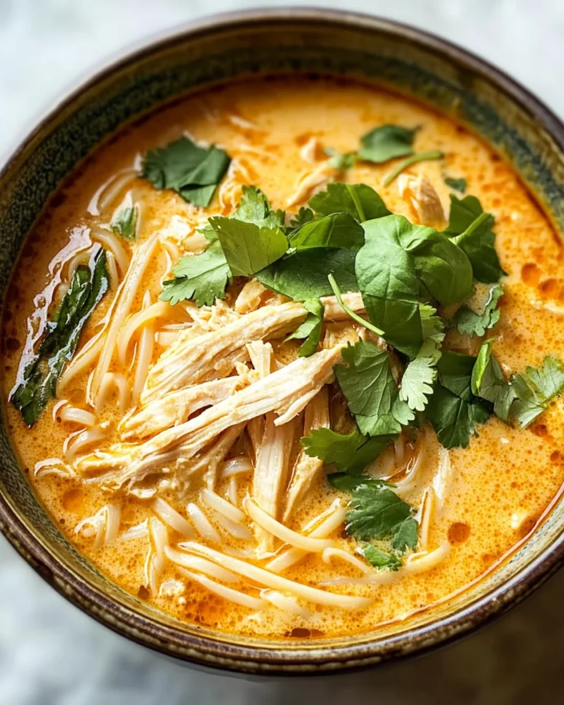 Easy Thai Chicken Curry Soup