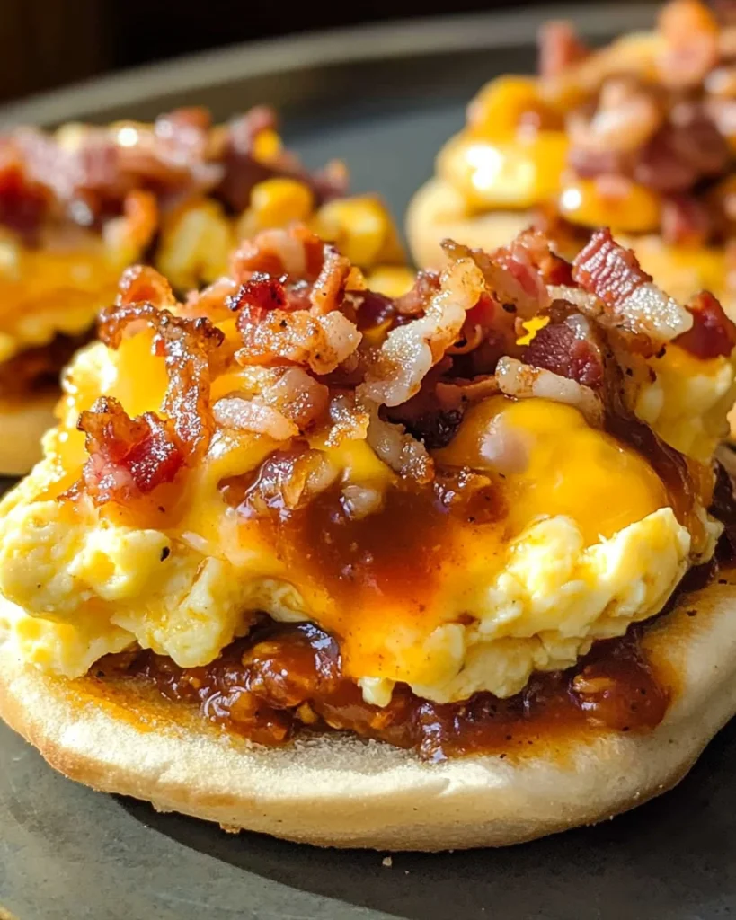 English Muffin Breakfast Pizzas
