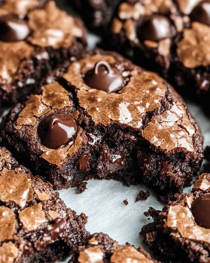 Fudgy Chewy Browkies (Brookies)