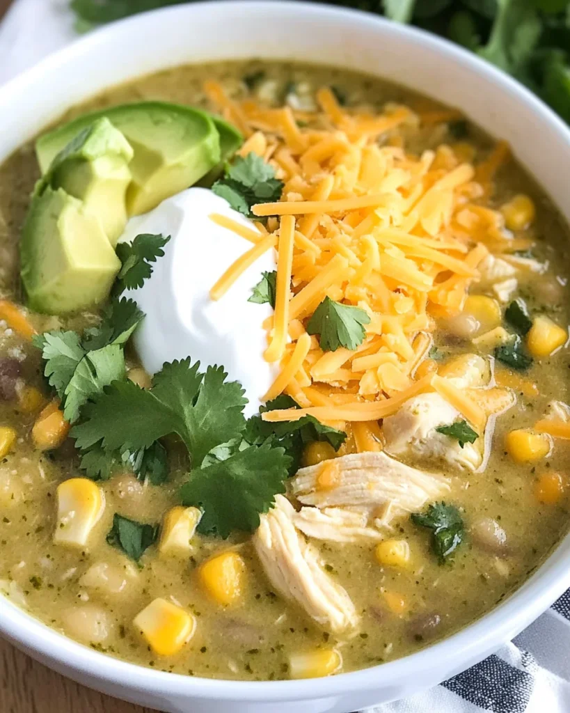 Green Enchilada Chicken Soup Recipe