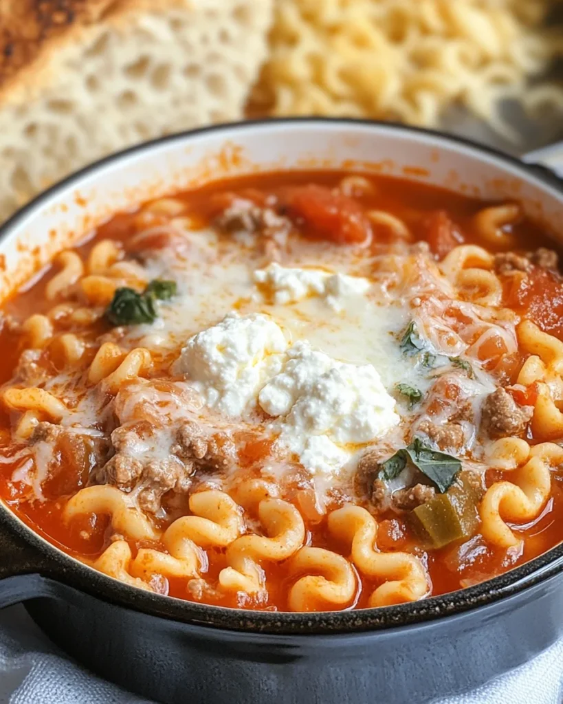 Hearty Lasagna Soup