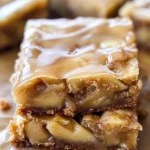 Maple Glazed Apple Blondies
