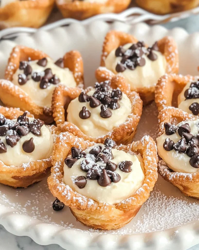 Mini Cannoli Cups