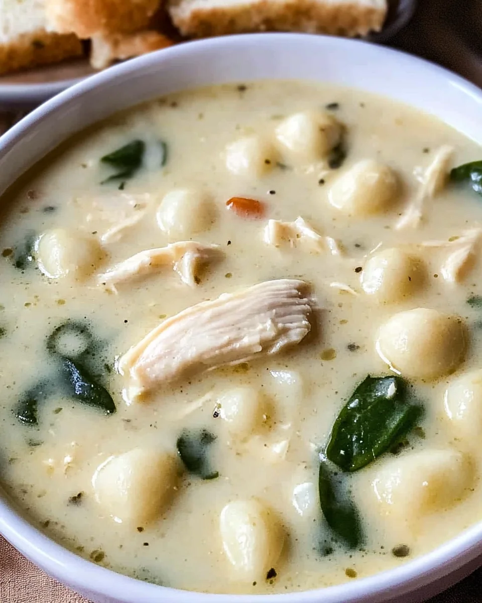 Olive Garden Chicken Gnocchi Soup