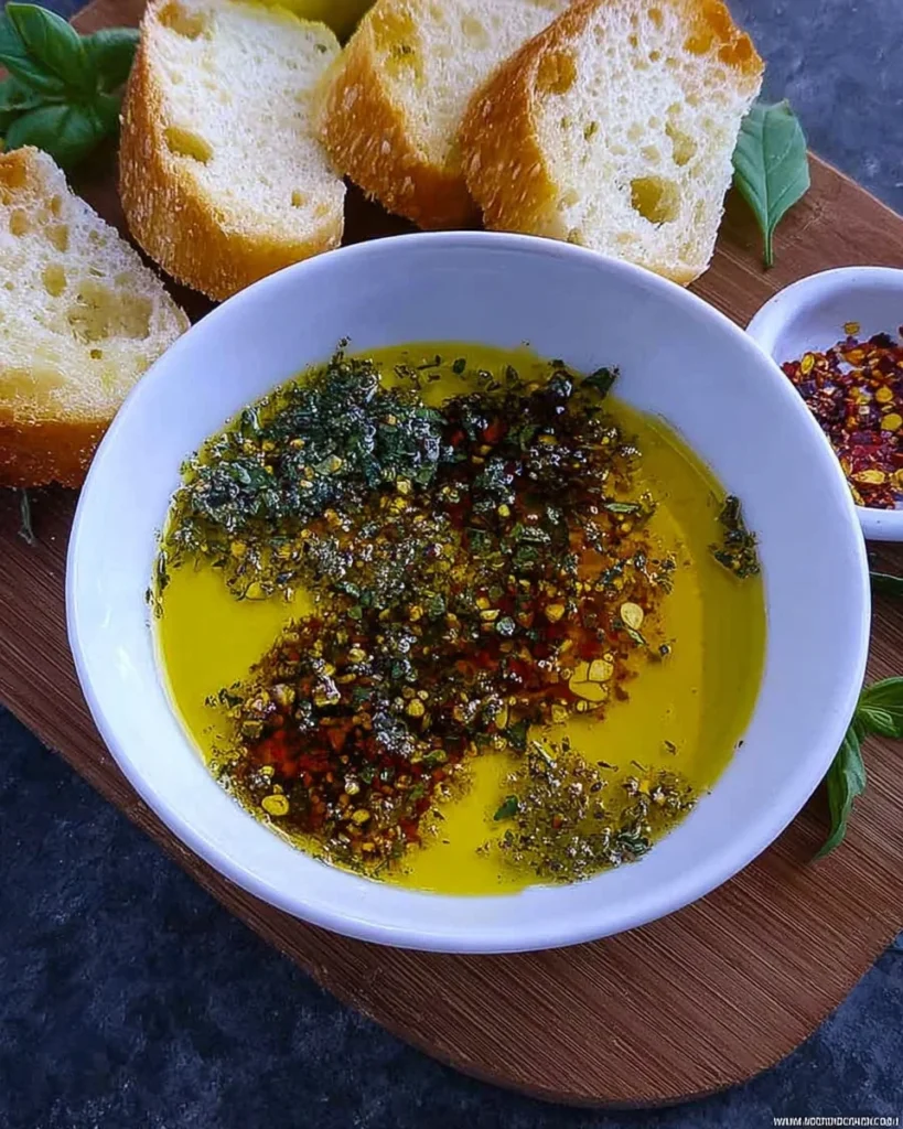 Olive Oil Bread Dip | Bread dipping oil