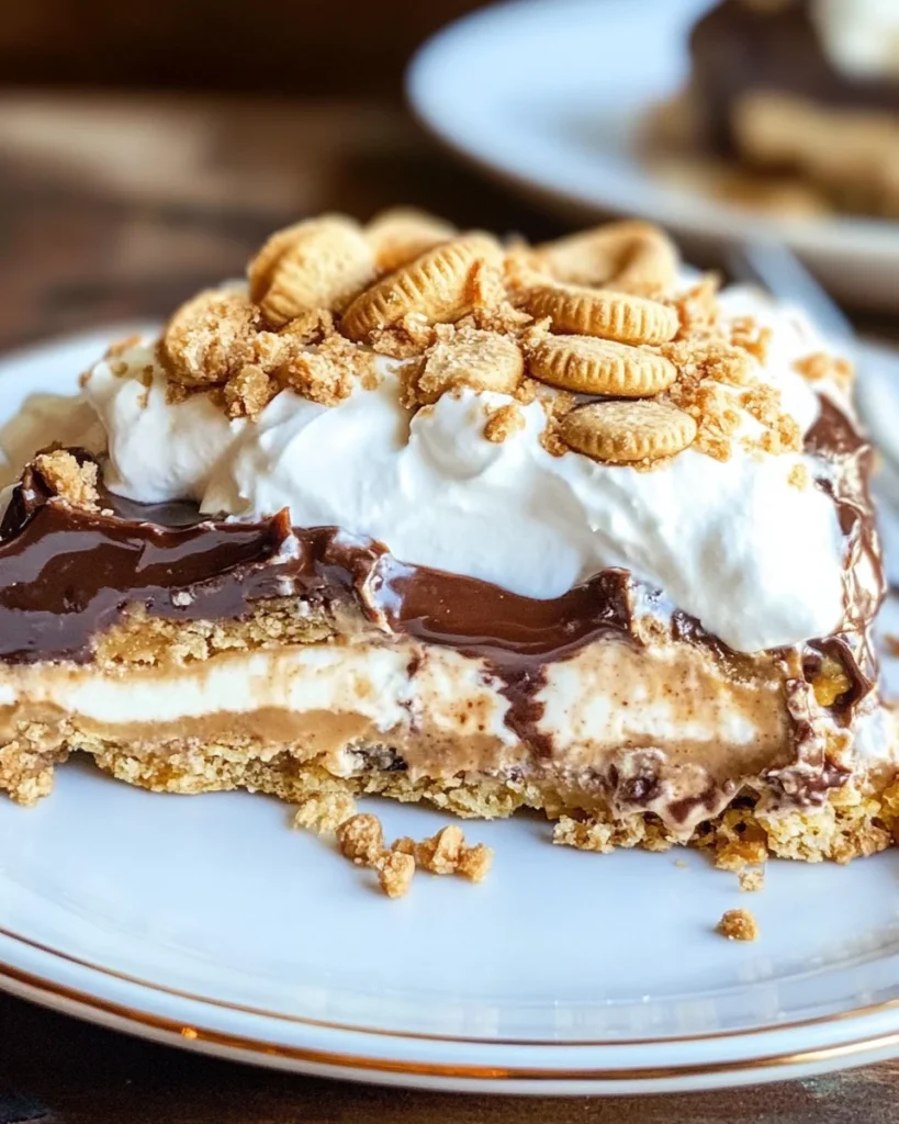 Peanut Butter Crunch Lasagna