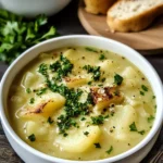 Roasted Garlic Potato Soup