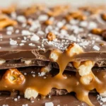Salted caramel pretzel bark