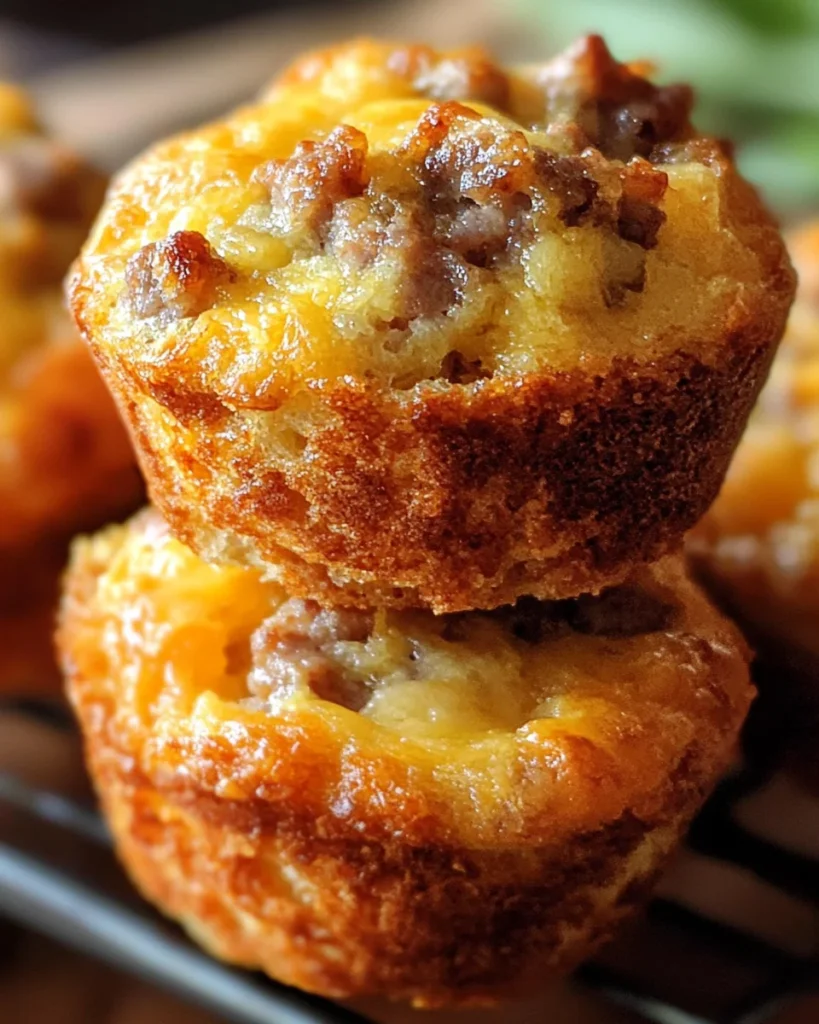 Sausage Breakfast Muffins (4-ingredients)