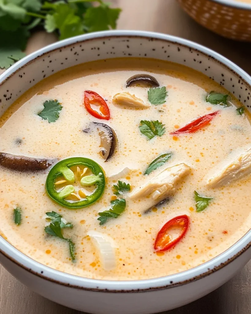 Slow Cooker Tom Kha Soup Recipe
