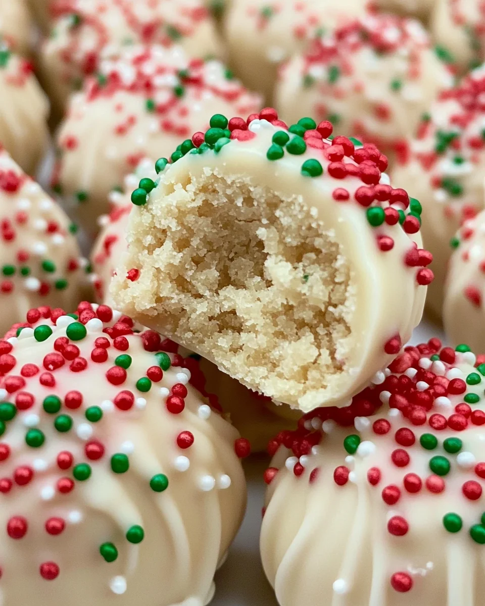 Sugar Cookie Truffles