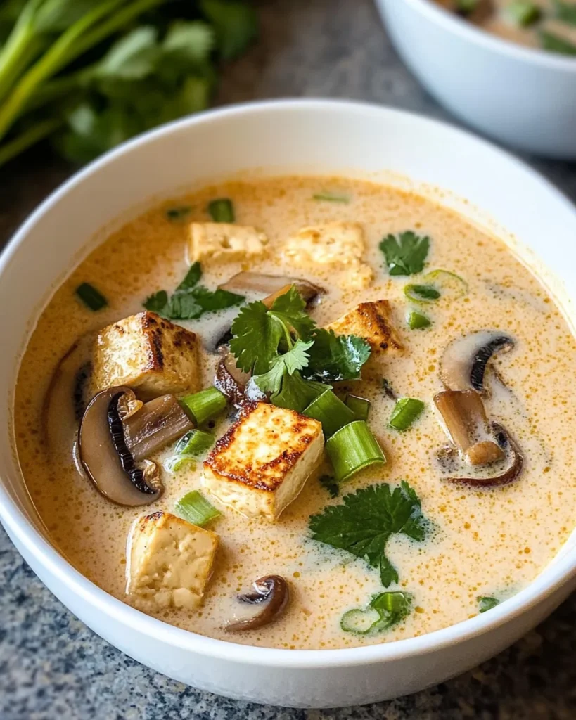 Thai Coconut Soup (Vegan)