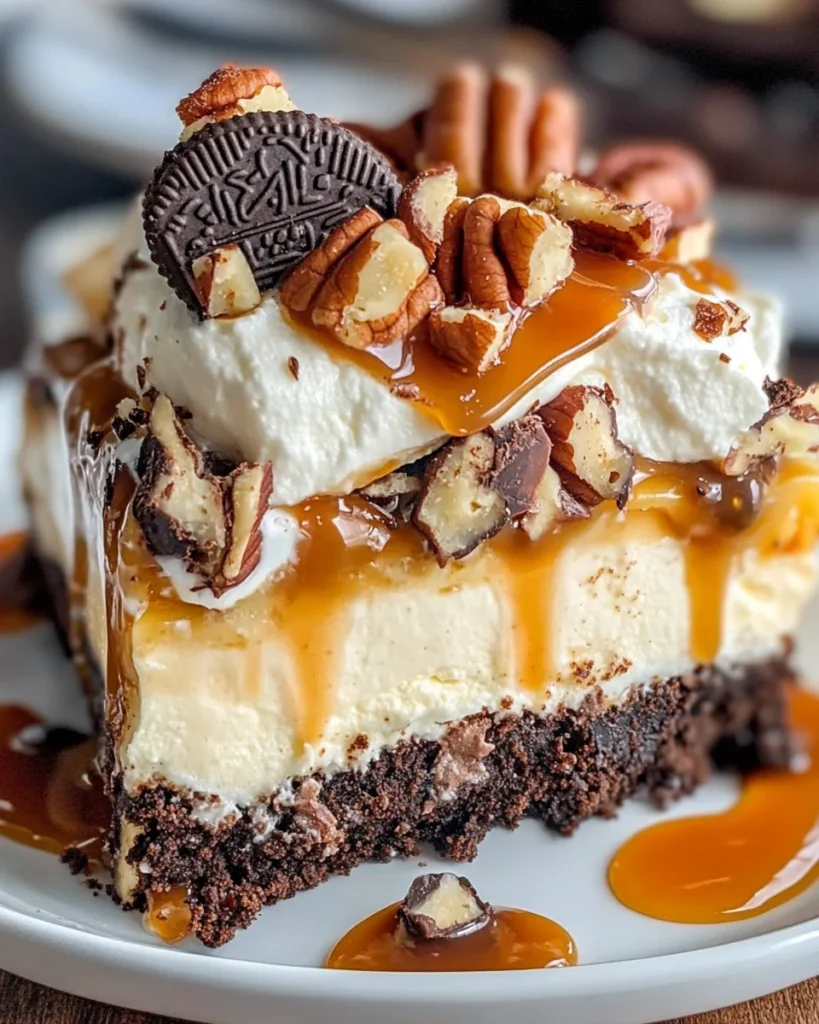 Turtle Lasagna Dessert