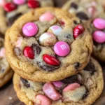 Valentine's day Oreo M&m's cookies